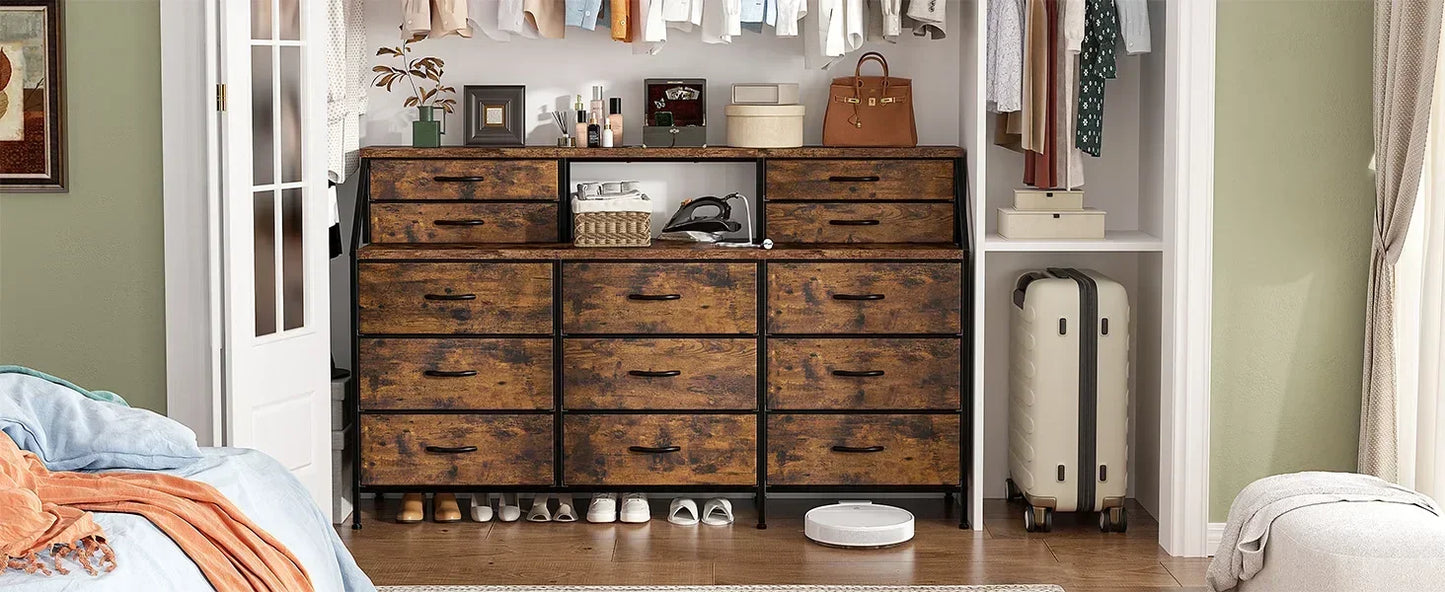 Dresser with 13 Large Drawers