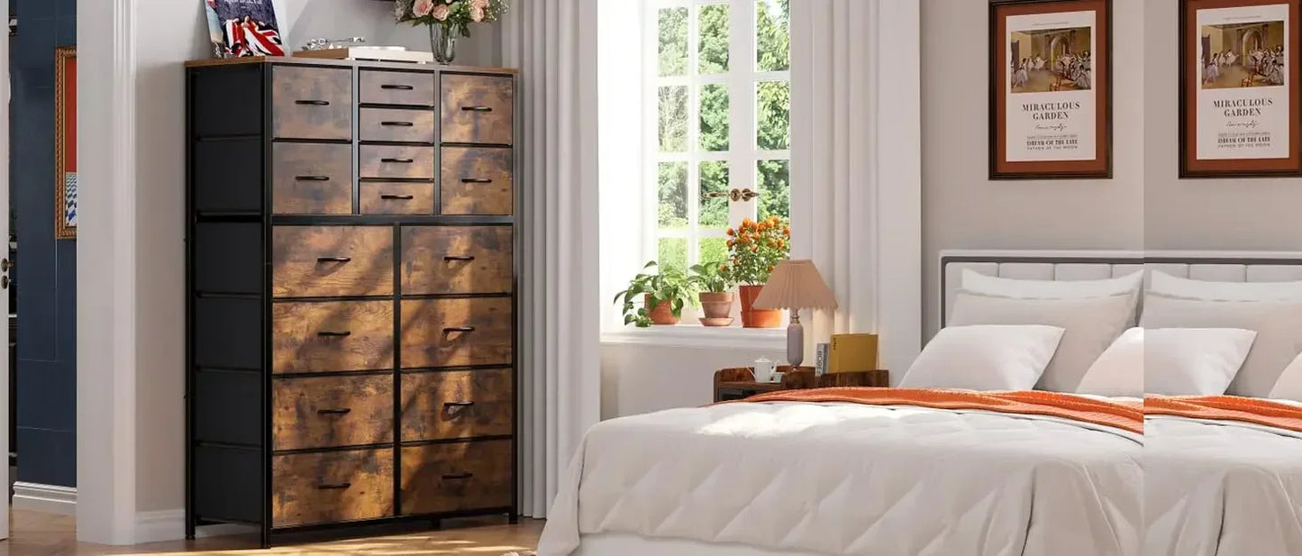 Dresser with 13 Large Drawers