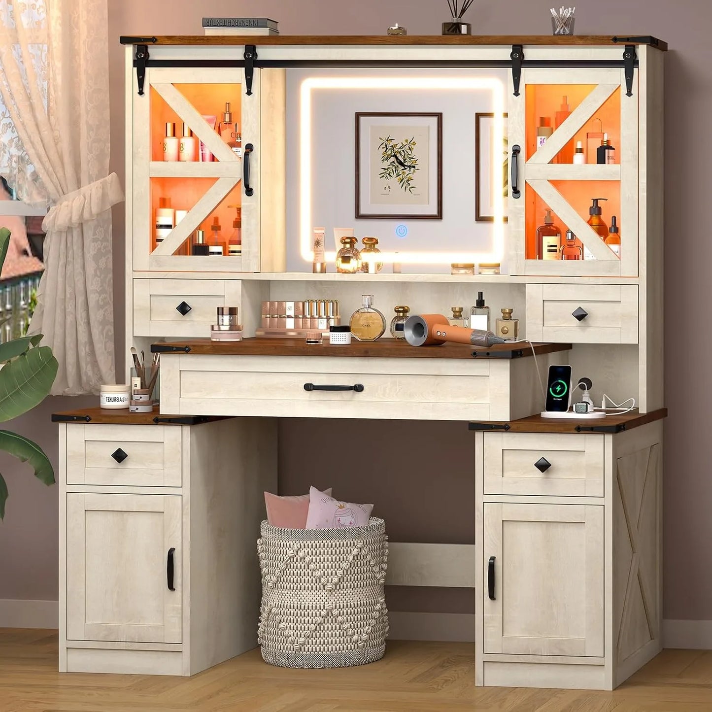 Farmhouse Vanity Desk