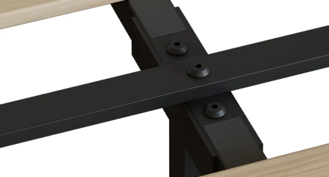 Queen Size Bed Frame with LED Lights