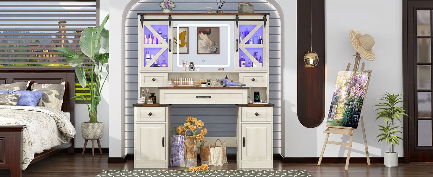 Farmhouse Vanity Desk