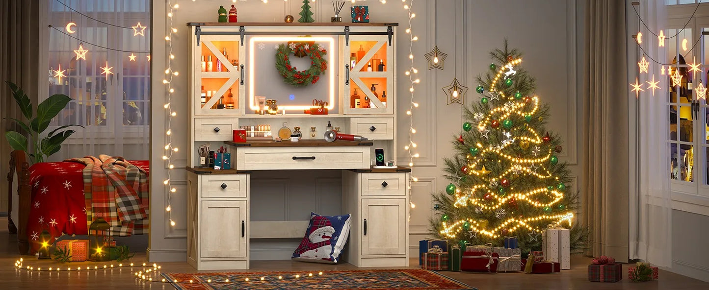 Farmhouse Vanity Desk