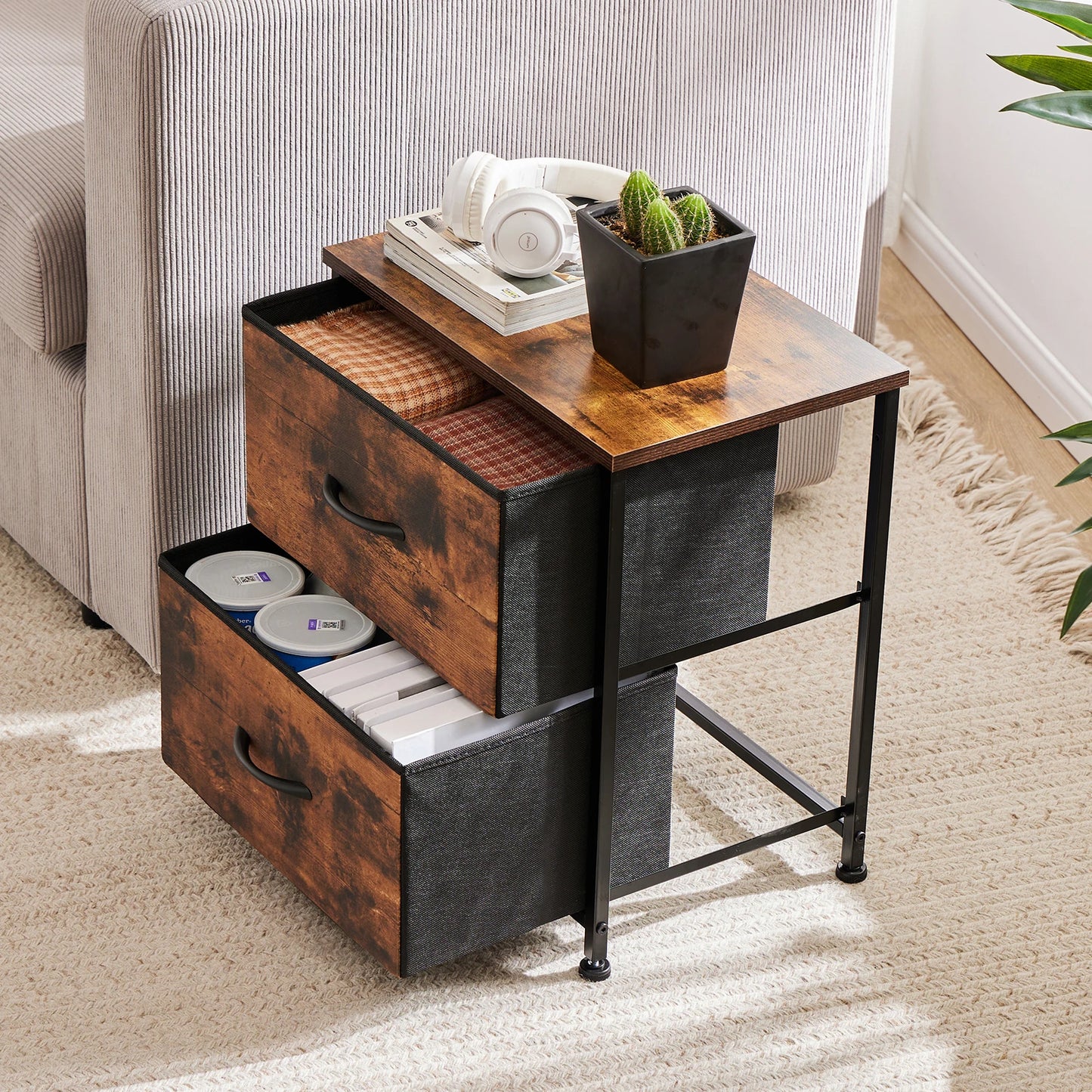 Nightstand Bedside Coffee Sofa Tea Table
