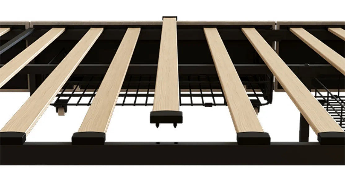 Queen Size Bed Frame with LED Lights